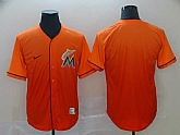 Marlins Blank Orange Drift Fashion Jersey,baseball caps,new era cap wholesale,wholesale hats